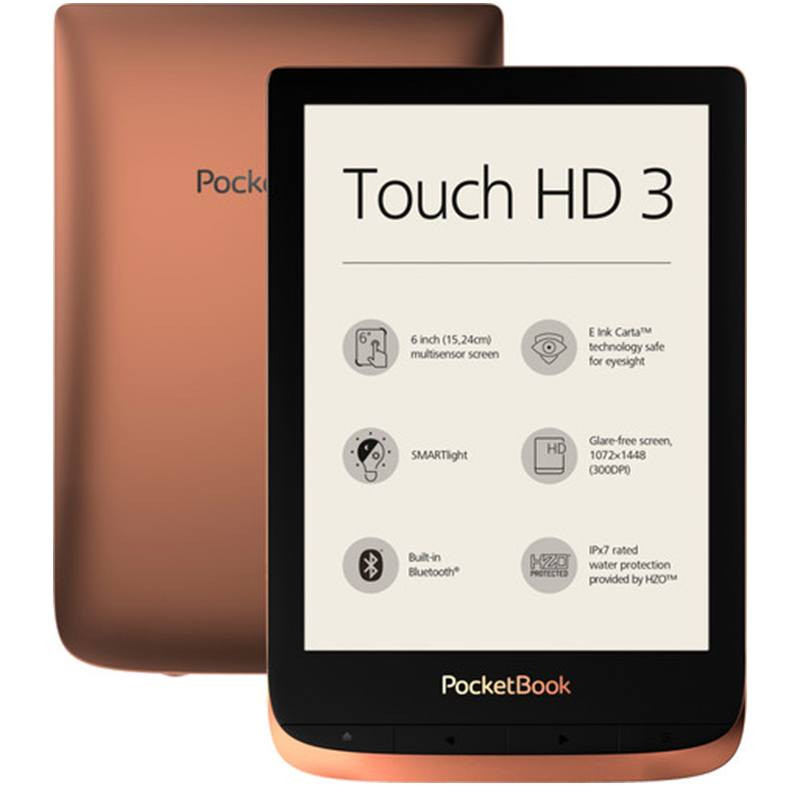 POCKETBOOK 632 Touch HD 3, 16GB, Spicy Copper