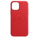 Apple kožený kryt, pouzdro, obal s MagSafe Apple iPhone 12/12 Pro product red