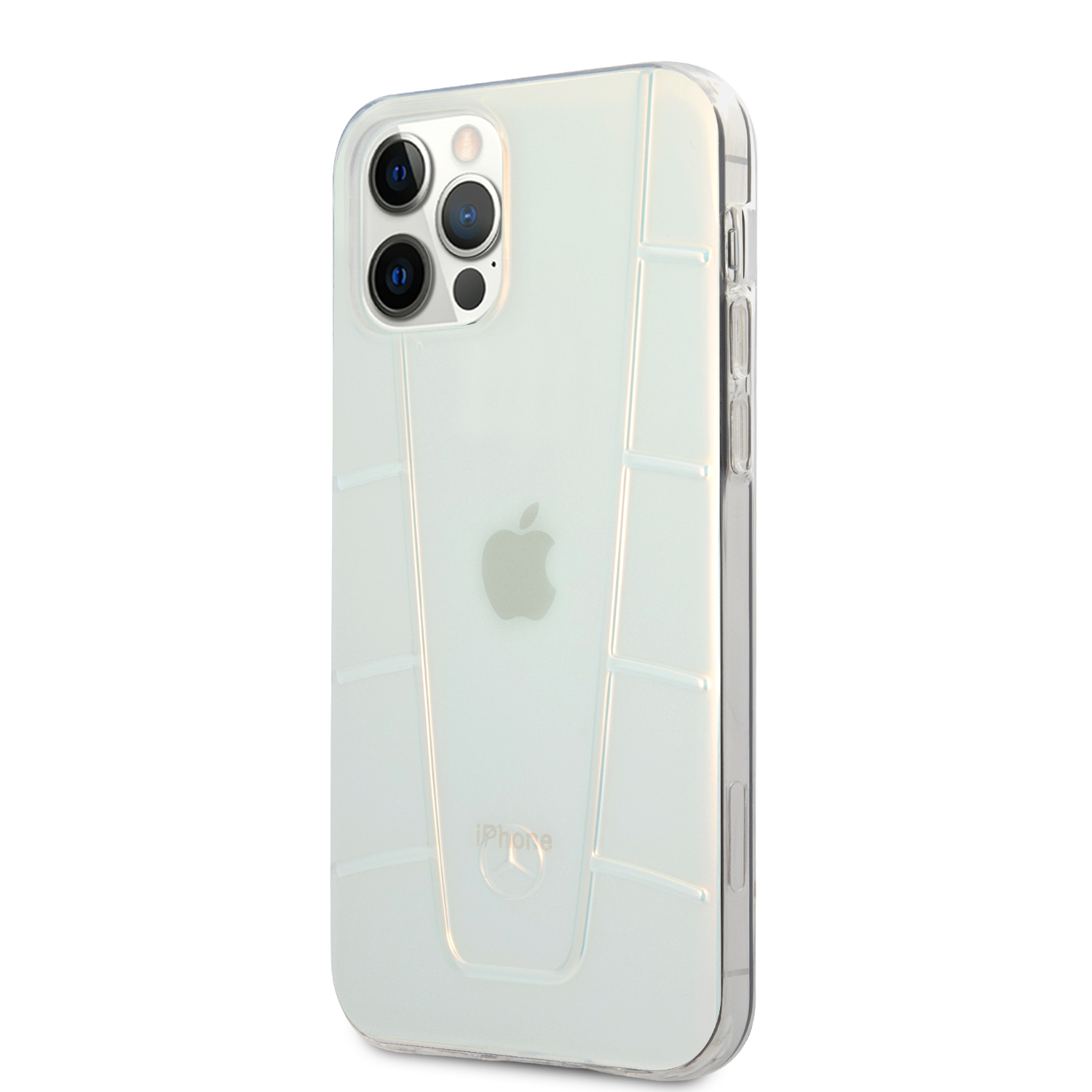 Levně Mercedes Transparent Line zadní kryt MEHCP12SCLIR Apple iPhone 12 mini iridescent