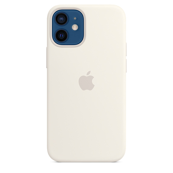 Apple silikonový kryt, pouzdro, obal s MagSafe Apple iPhone 12 mini white