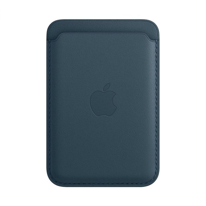 Apple Leather Wallet pouzdro, obal, kryt s MagSafe Apple iPhone 12 baltic blue