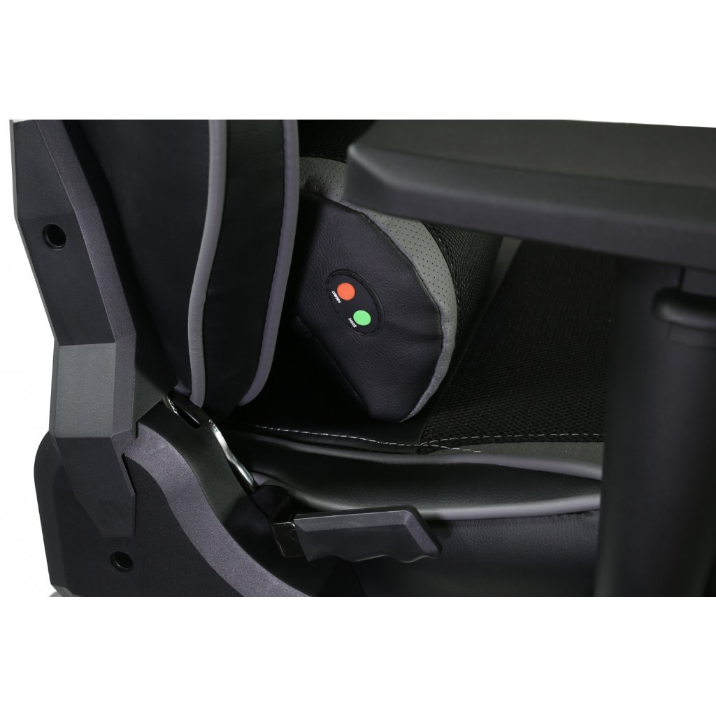 EVOLVEO Ptero ZX Cooled, herní křeslo s masážními funkcemi a ventilátory, černá