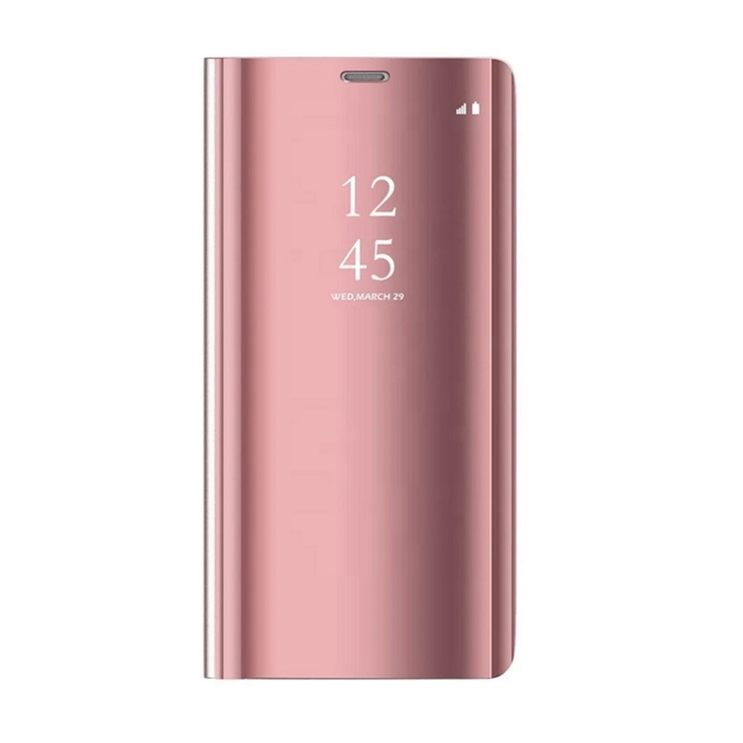 Cu-Be Clear View flipové pouzdro, obal, kryt Huawei Y5P pink