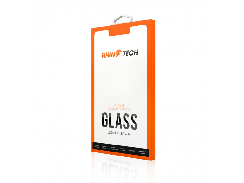 Levně Tvrzené 3D sklo RhinoTech 2 pro Xiaomi Mi Note 10/Note 10 Lite/Note 10 Pro, černá