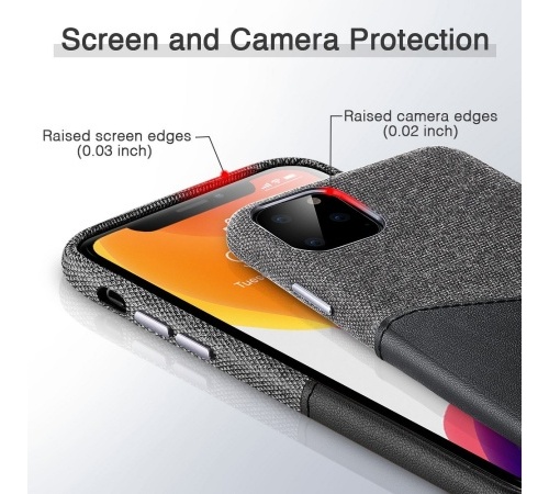 Ochranný kryt ESR Metro Wallet pro Apple iPhone 11 Pro Max, černá