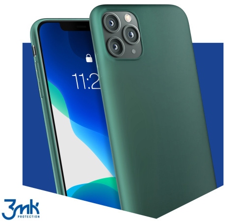 Ochranný kryt 3mk Matt Case pro Samsung Galaxy M21, tmavě zelená