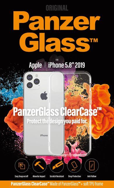 Ochranný kryt PanzerGlass ClearCase pro Apple iPhone 11 Pro, čirá