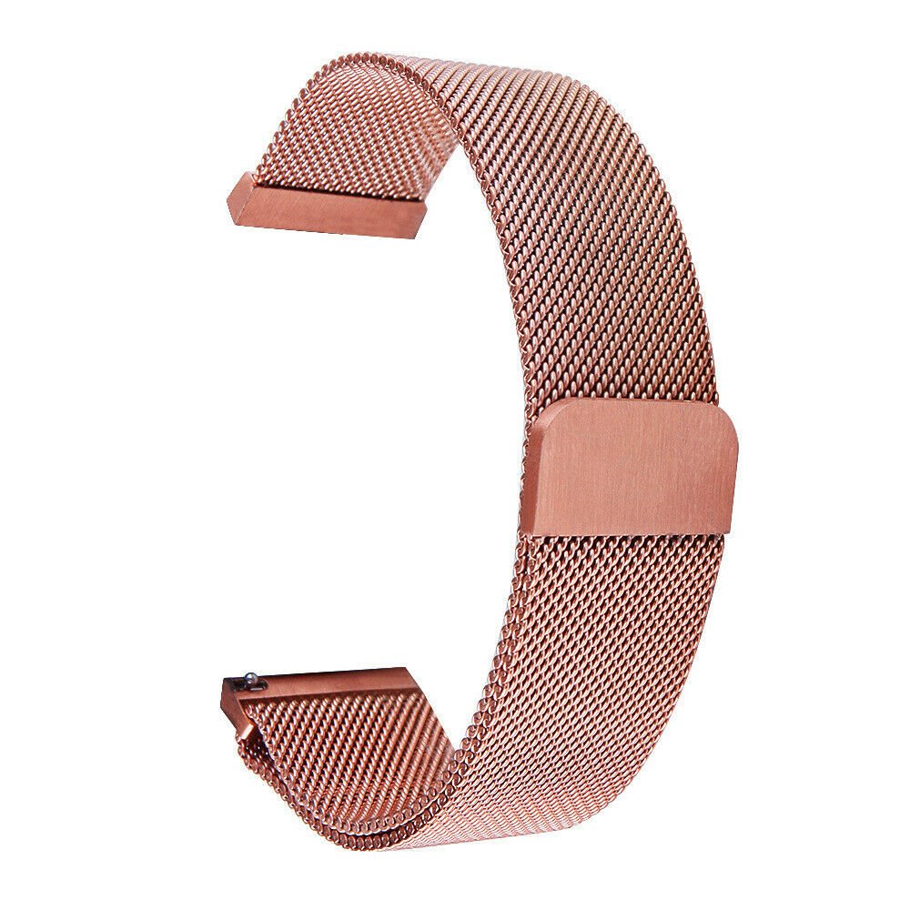 Magnetický kovový řemínek Tactical 623 Loop pro Xiaomi Mi Watch, růžovo-zlatá