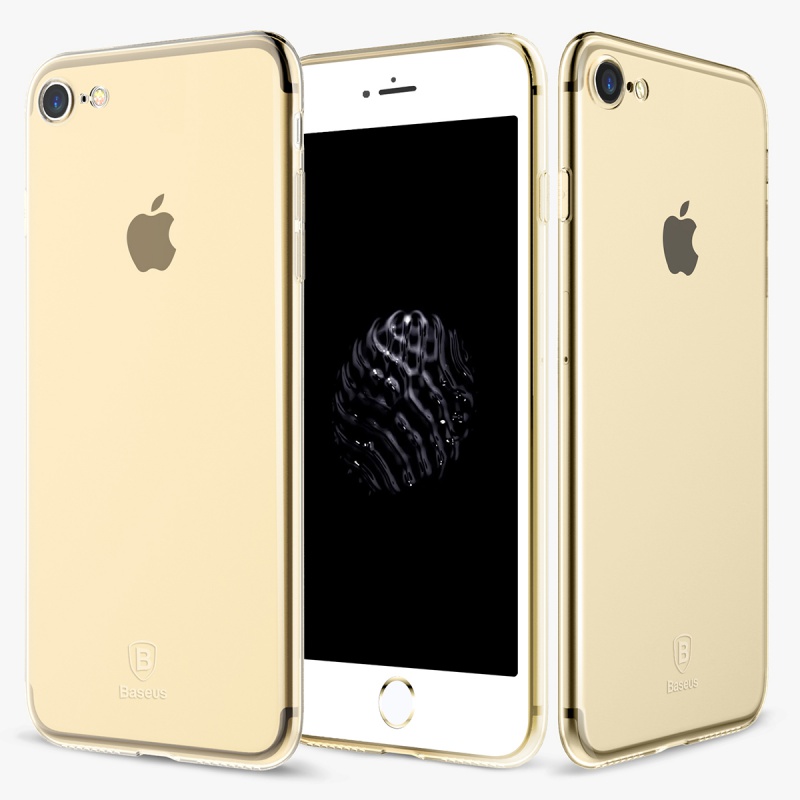 Silikonové pouzdro Baseus Simple Series Case pro Apple iPhone 7/8/SE 2020, transparentní