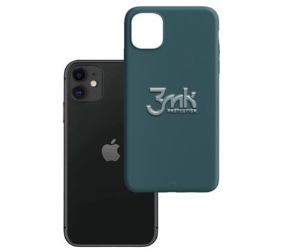 Ochranný kryt 3mk Matt Case pro Apple iPhone 11, tmavě zelená