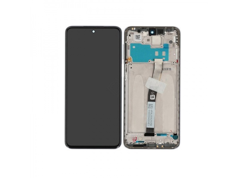 LCD + dotyk + rámeček pro Xiaomi Redmi Note 9 Pro, glacier white ( Service Pack )