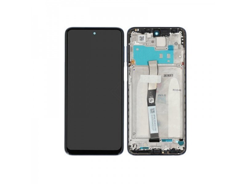 LCD + dotyk + rámeček pro Xiaomi Redmi Note 9 Pro, interstellar grey ( Service Pack )