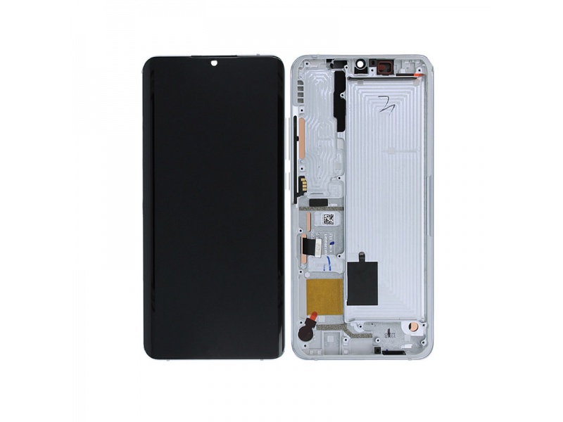 LCD + dotyk + rámeček pro Xiaomi Mi Note 10 Lite, glacier white ( Service Pack )