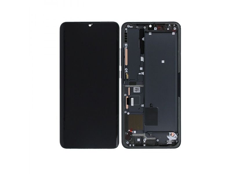 LCD + dotyk + rámeček pro Xiaomi Mi Note 10 Lite, midnight black ( Service Pack )