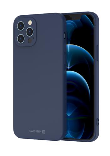 Levně Zadní kryt Swissten Soft Joy pro Huawei P40 Lite, tmavě modrá