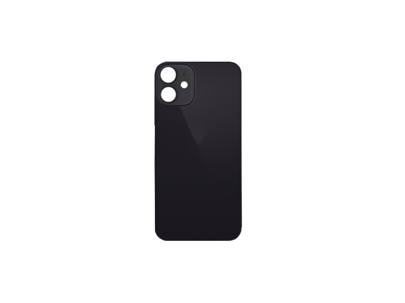 Kryt baterie Back Cover Glass pro Apple iPhone 12 Mini, černá 