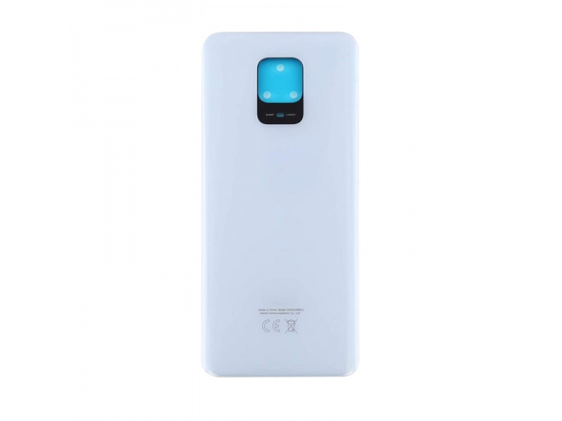 Kryt baterie Back Cover pro Xiaomi Redmi Note 9 Pro, ledová bílá