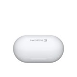 Bluetooth TWS sluchátka Swissten Stonebuds bílá
