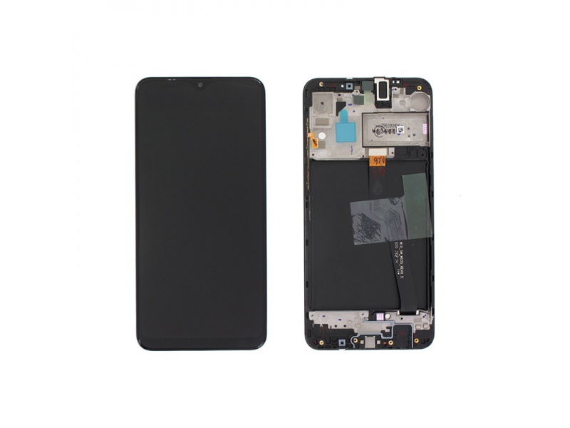 Levně LCD + dotyk + rámeček pro Samsung Galaxy A10, black ( Service Pack )