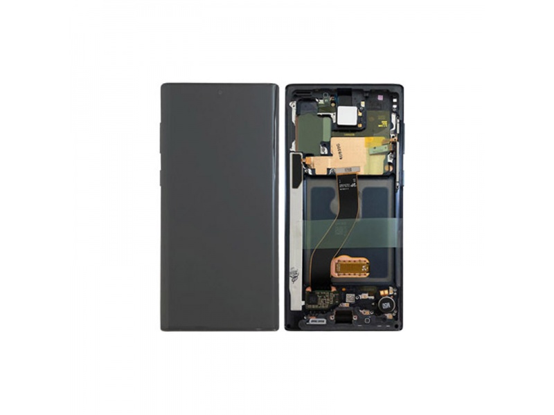 LCD + dotyk + rámeček pro Samsung Galaxy Note 20 Ultra 5G, black ( Service Pack )