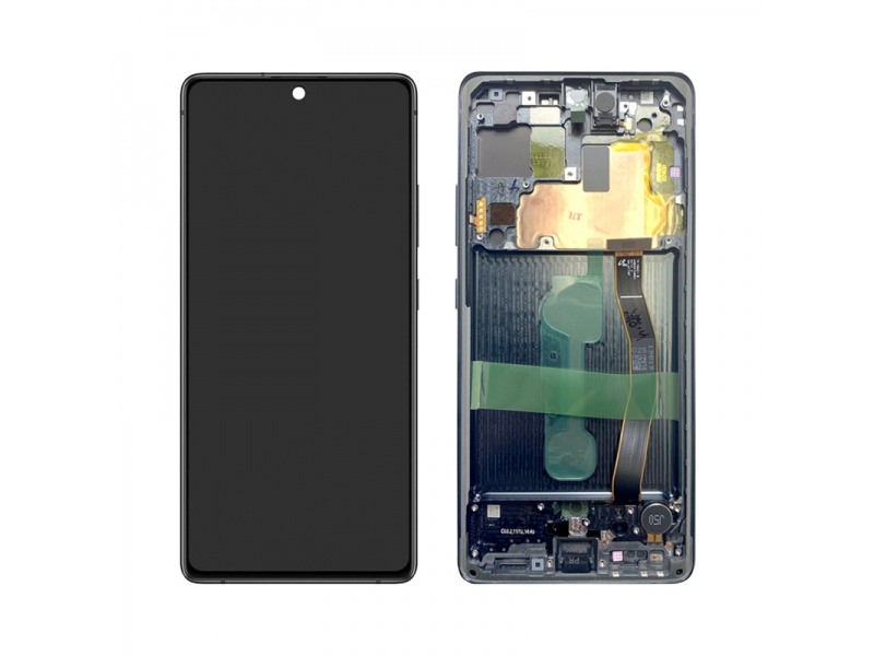 LCD + dotyk + rámeček pro Samsung Galaxy S10 Lite, prism black ( Service Pack )