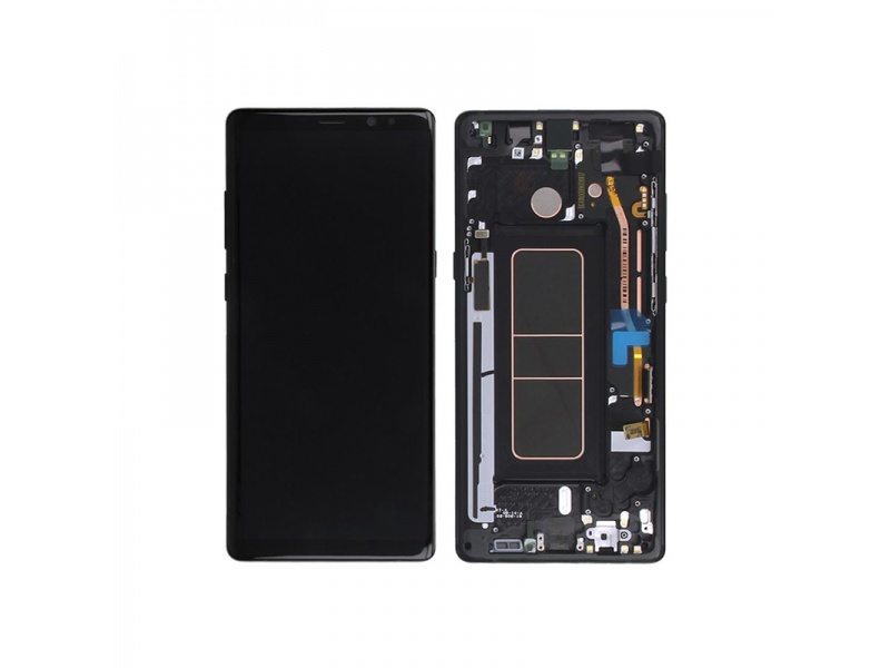 LCD + dotyk + rámeček pro Samsung Galaxy Note 8, black ( Service Pack )
