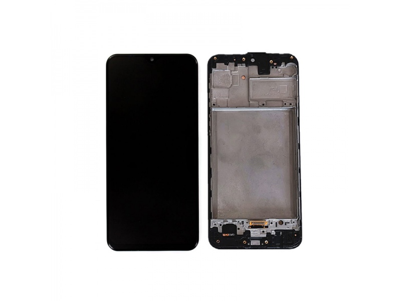 LCD + dotyk + rámeček pro Samsung Galaxy M31, space black ( Service Pack )
