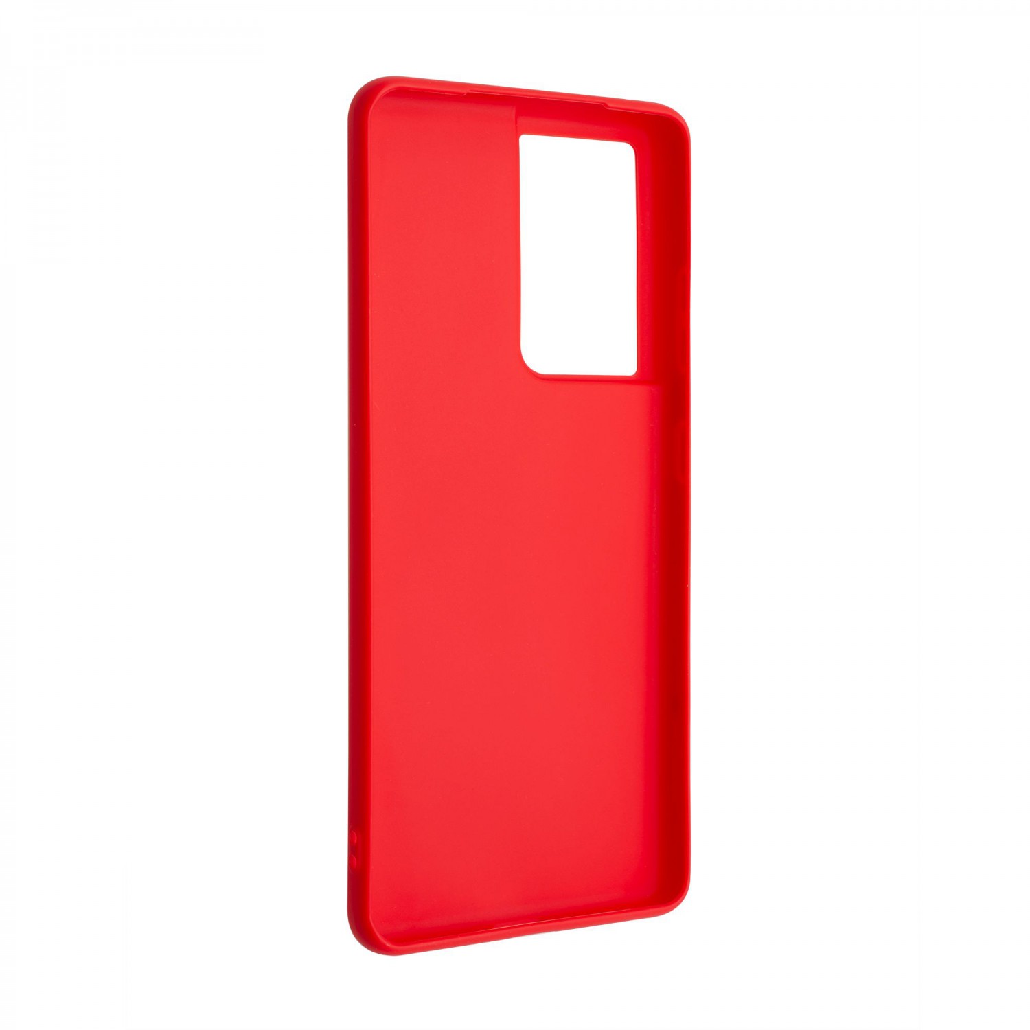 Zadní pogumovaný kryt FIXED Story pro Samsung Galaxy S21 Ultra, červená