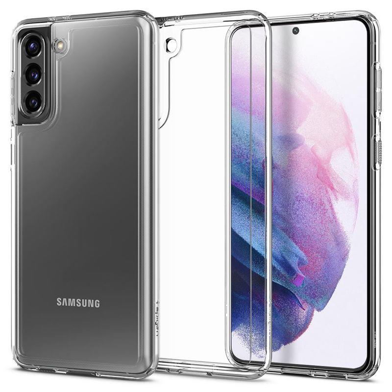 Ochranný kryt Spigen Ultra Hybrid pro Samsung Galaxy S21, transparentní