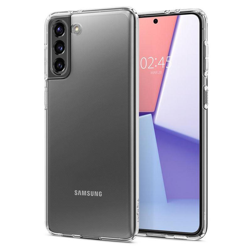 Ochranný kryt Spigen Liquid Crystal pro Samsung Galaxy S21, transparentní