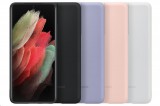 Silikonové pouzdro Samsung EF-PG998TPE pro Samsung Galaxy S21 Ultra, růžová
