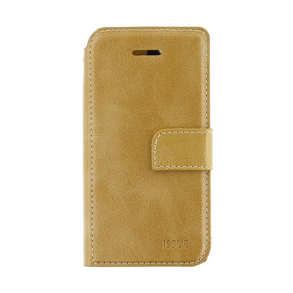 Levně Flipové pouzdro Molan Cano Issue pro Samsung Galaxy A72, zlatá
