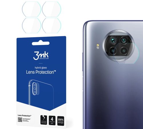 Hybridní sklo 3mk Lens ochrana kamery pro Xiaomi Mi 10T Lite