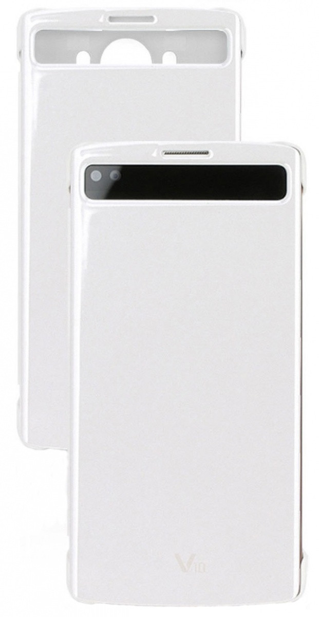Flipové pouzdro Quick Cover pro LG V10, white