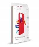 Zadní pogumovaný kryt FIXED Story pro Samsung Galaxy A72/A72 5G, červená