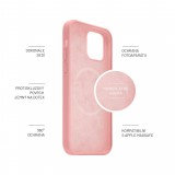 Zadní kryt FIXED MagFlow s podporou Magsafe pro Apple iPhone 12/12 Pro, růžová