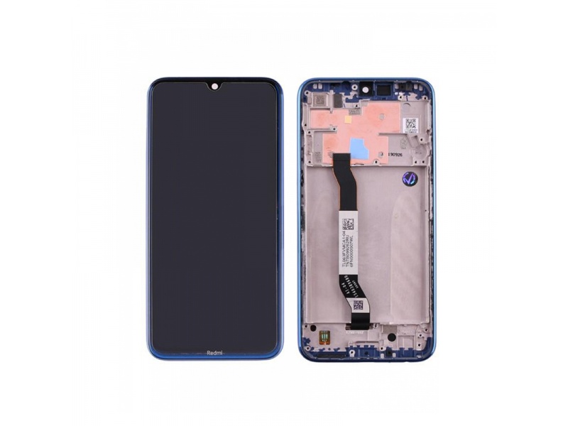 LCD + dotyk + rámeček pro Xiaomi Redmi Note 8, neptune blue ( Service Pack )