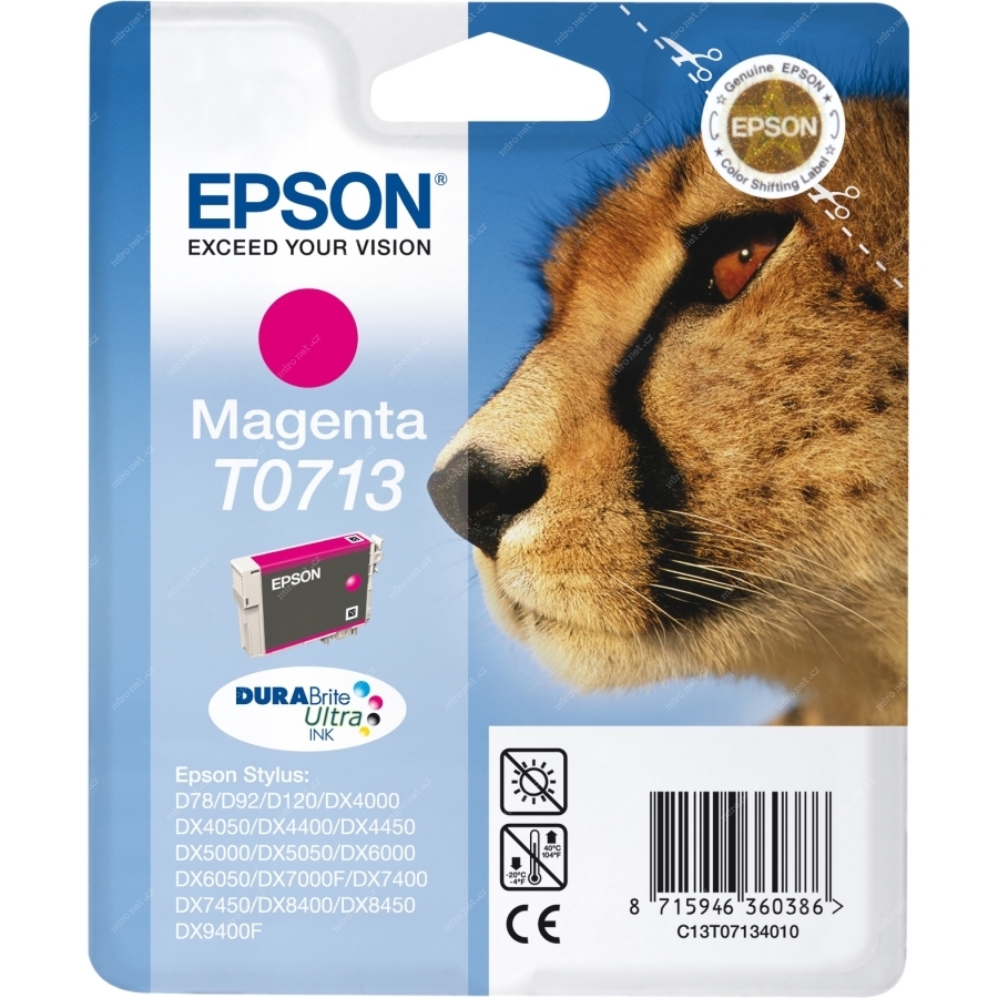 Originální barva Epson T0713, purpurová