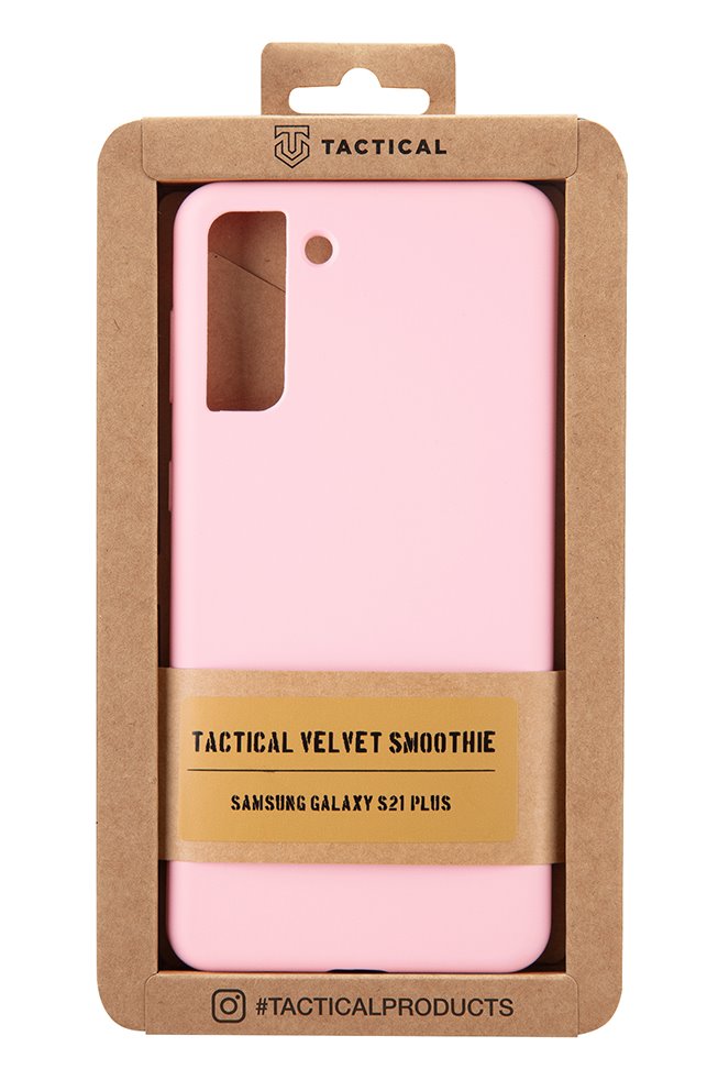 Zadní kryt Tactical Velvet Smoothie pro Samsung Galaxy S21+, pink panther
