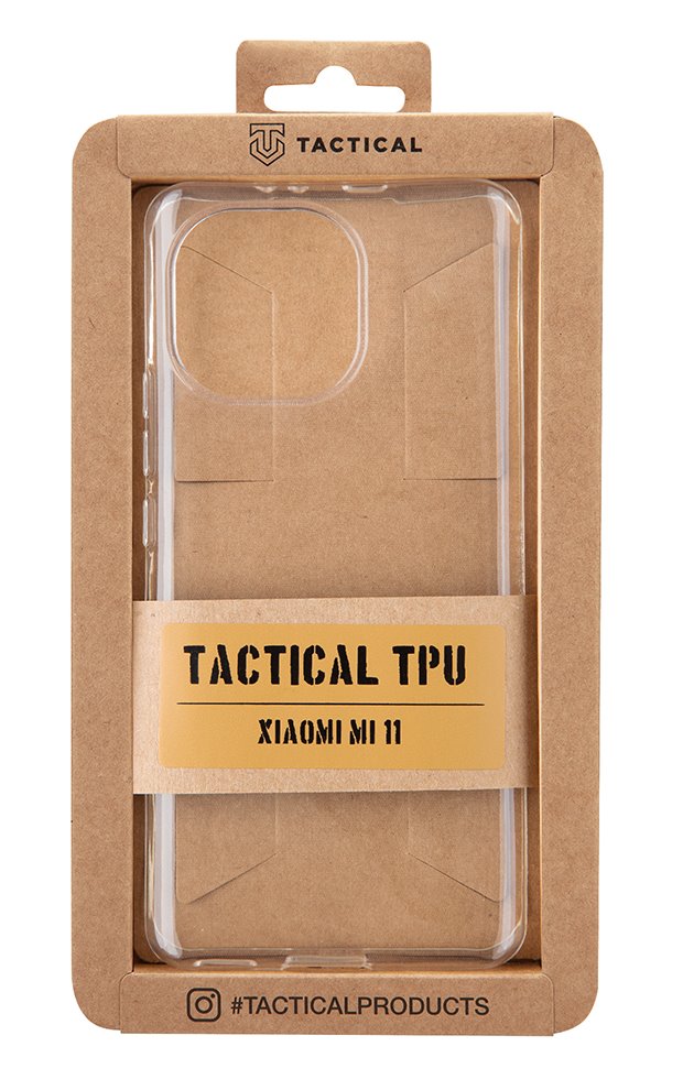 Kryt Tactical TPU pro Xiaomi Mi 11, transparentní