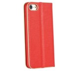 Flipové pouzdro Forcell Luna Book pro Samsung Galaxy A72, červená