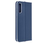 Flipové pouzdro Forcell Luna Carbon pro Samsung Galaxy A42 5G, modrá