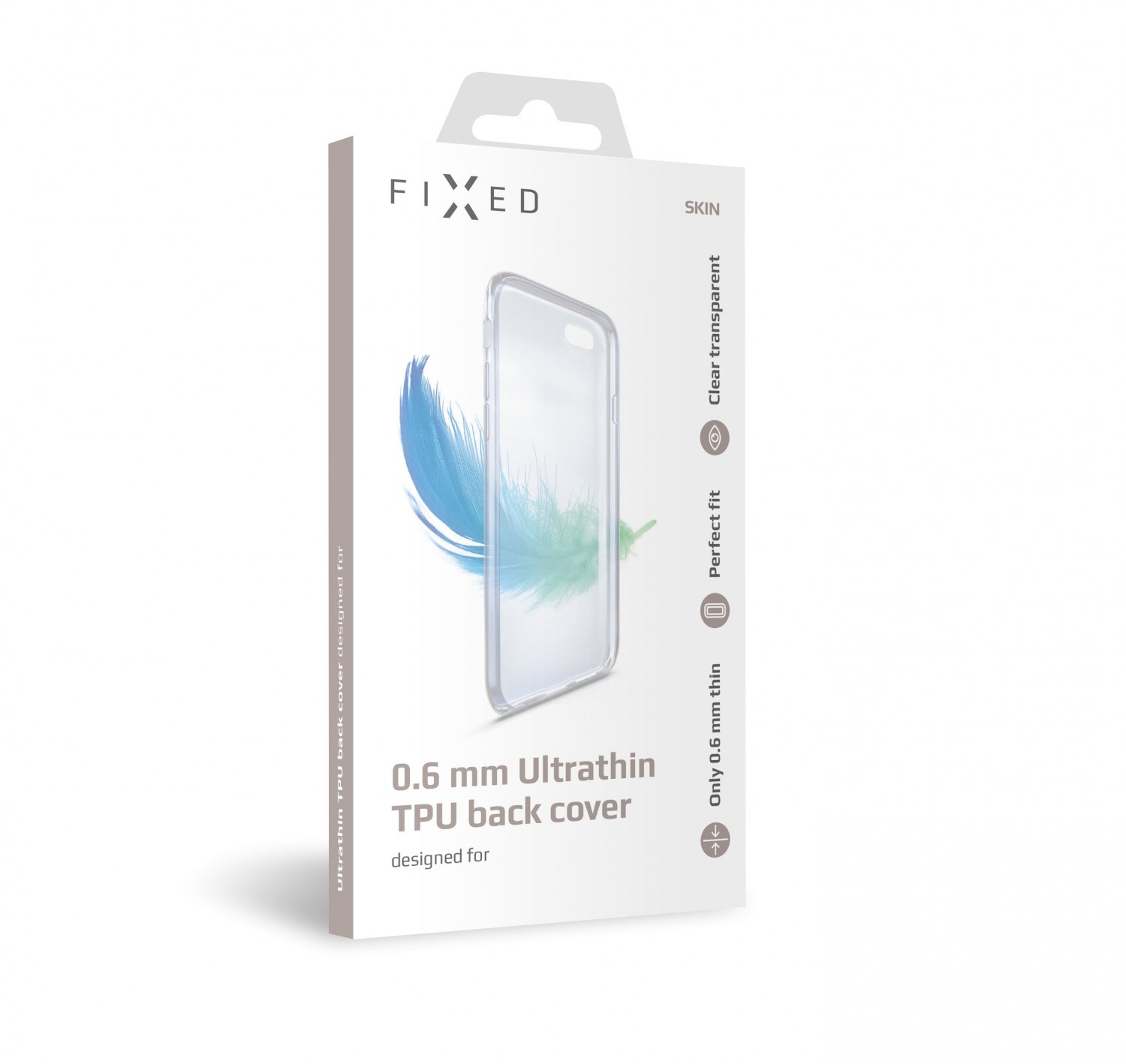 Ultratenké TPU gelové pouzdro FIXED Skin pro Samsung Galaxy A12, 0,6 mm, čiré