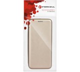 Flipové pouzdro Forcell Elegance pro Samsung Galaxy A12, zlatá