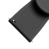 Silikonový řemínek FIXED Silicone Strap s šířkou 22mm pro smartwatch, černá