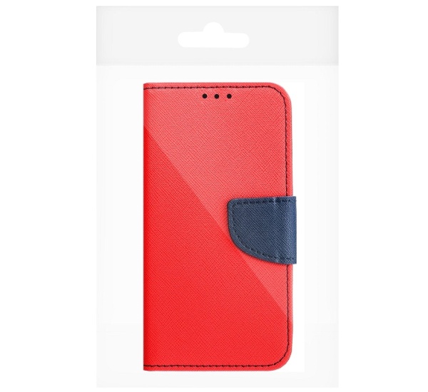 Flipové pouzdro Fancy pro Samsung Galaxy A72, červená - modrá