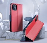 Flipové pouzdro Fancy pro Nokia 3.4, červená - modrá