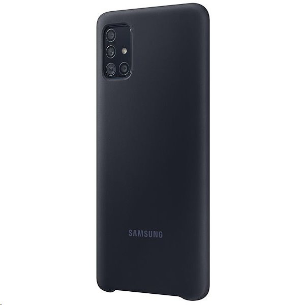 Silikonové pouzdro Samsung EF-PA515TBE pro Samsung Galaxy A51, černá 