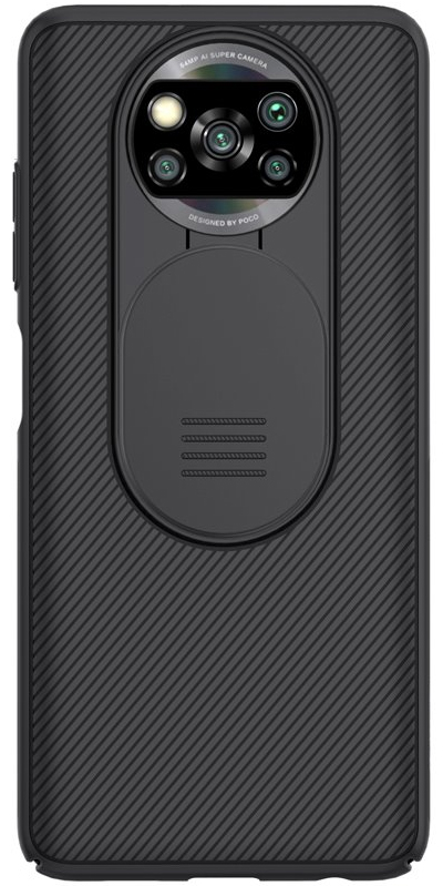 Zadní kryt Nillkin CamShield Pro pro Xiaomi Poco X3 NFC/X3 Pro, černá 