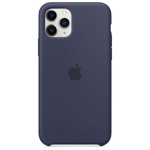 Originální silikonový kryt MWYJ2ZM/A pro Apple iPhone 11 Pro, midnight blue